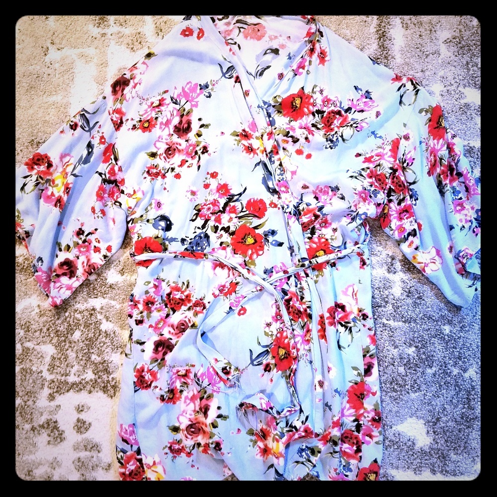 Floral Pinkblush Robe